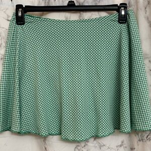 Target Green Gingham Circle Skirt